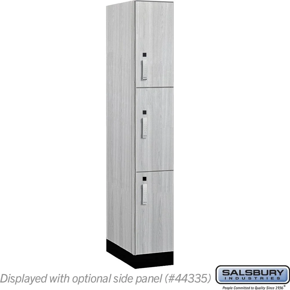 12" Wide Premier Wood Locker - Triple Tier-1 Wide - 6 Feet High - 21" Deep by Salsbury - Image 29