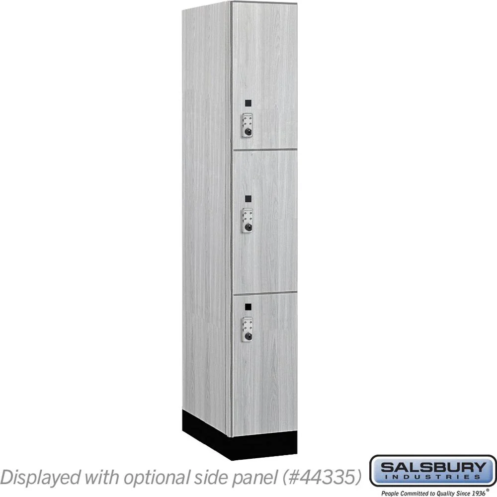 12" Wide Premier Wood Locker - Triple Tier-1 Wide - 6 Feet High - 21" Deep by Salsbury - Image 30
