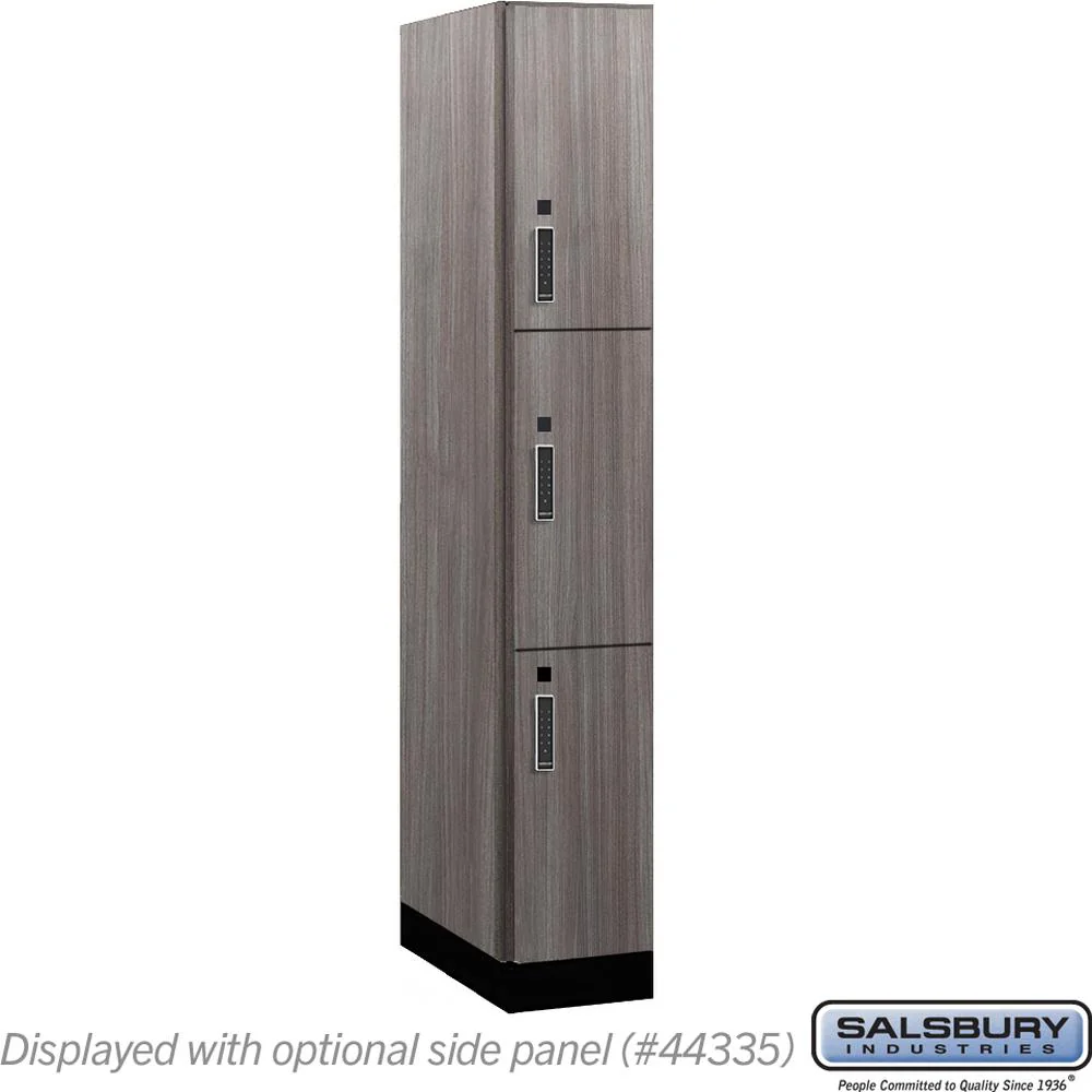 12" Wide Premier Wood Locker - Triple Tier-1 Wide - 6 Feet High - 21" Deep by Salsbury - Image 32