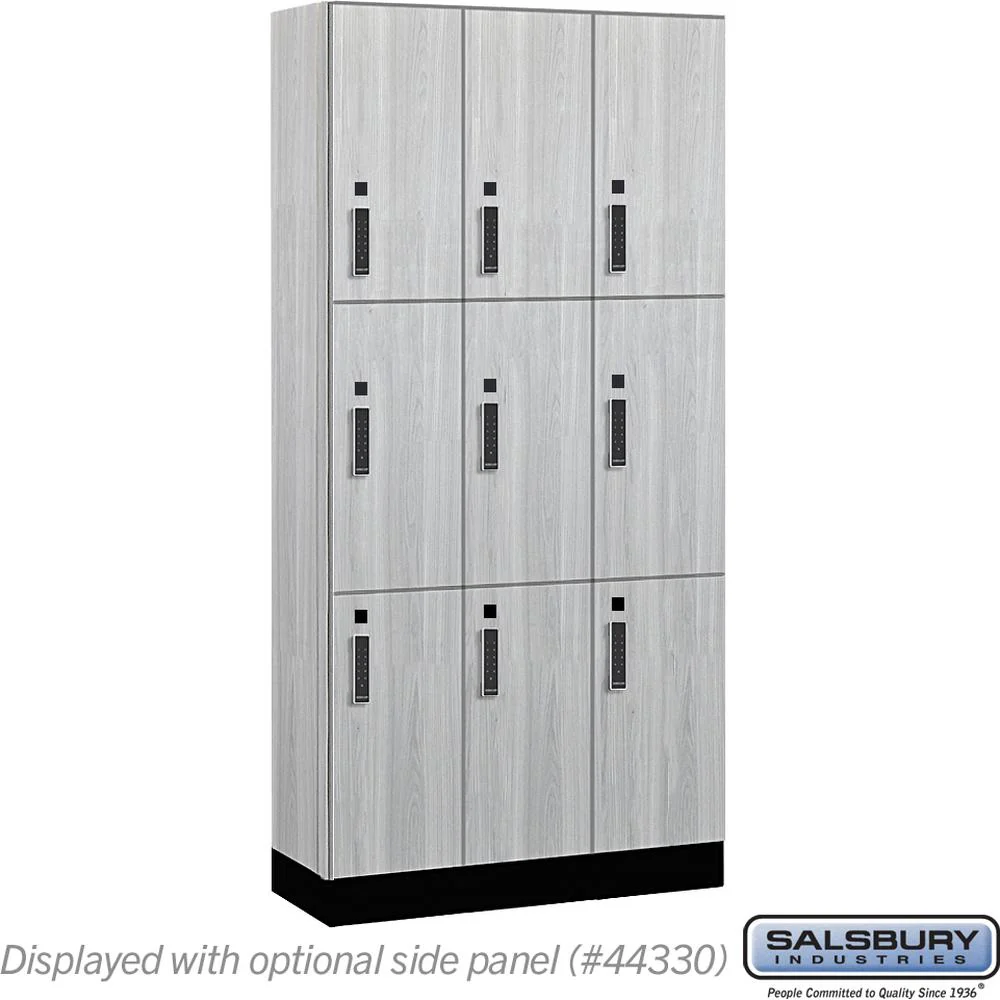12" Wide Premier Wood Locker - Triple Tier-3 Wide - 6 Feet High - 15" Deep by Salsbury - Image 26