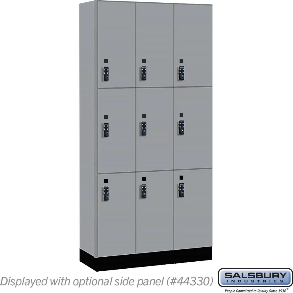 12" Wide Premier Wood Locker - Triple Tier-3 Wide - 6 Feet High - 15" Deep by Salsbury - Image 39