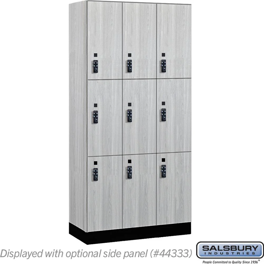 12" Wide Premier Wood Locker - Triple Tier-3 Wide - 6 Feet High - 18" Deep by Salsbury - Image 27