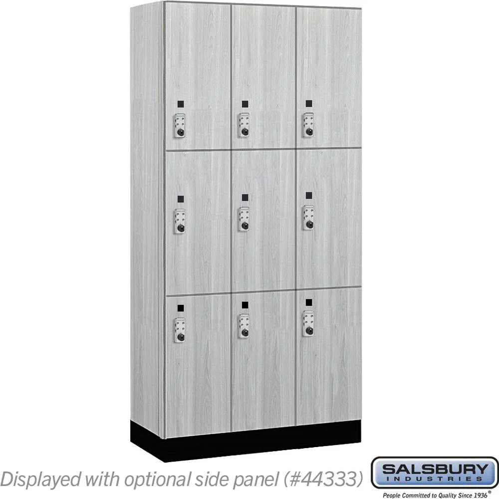 12" Wide Premier Wood Locker - Triple Tier-3 Wide - 6 Feet High - 18" Deep by Salsbury - Image 30
