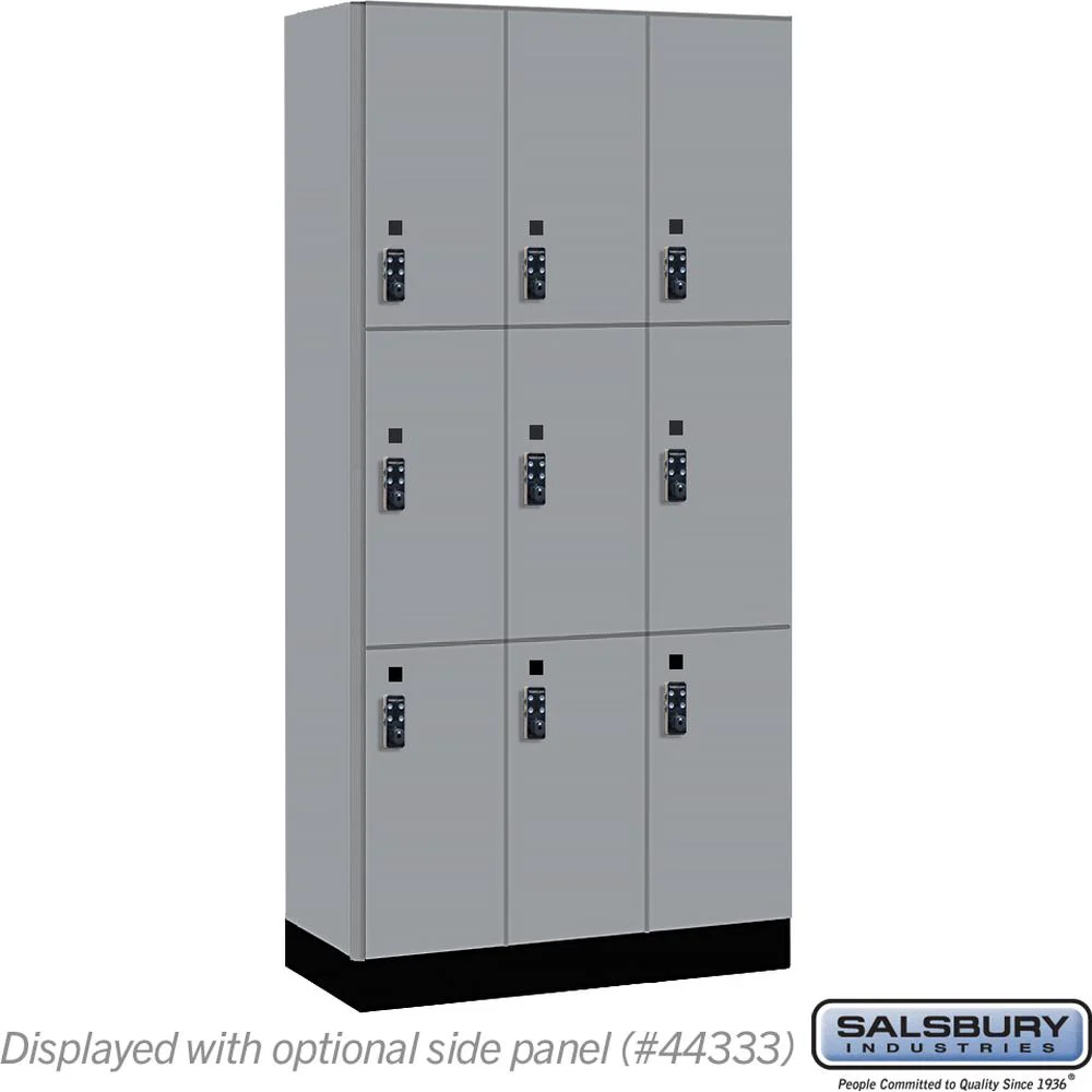 12" Wide Premier Wood Locker - Triple Tier-3 Wide - 6 Feet High - 18" Deep by Salsbury - Image 39