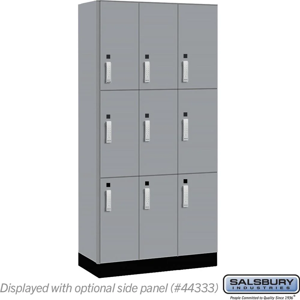 12" Wide Premier Wood Locker - Triple Tier-3 Wide - 6 Feet High - 18" Deep by Salsbury - Image 41