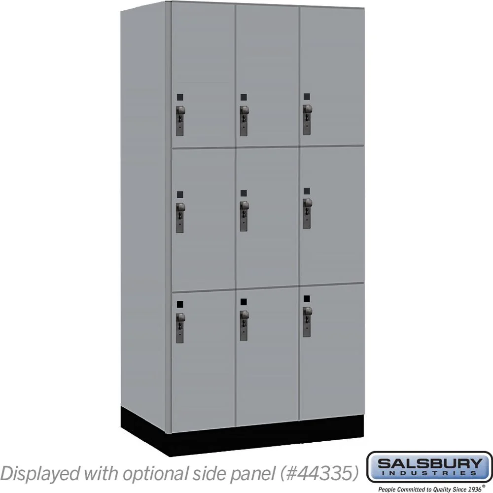 12" Wide Premier Wood Locker - Triple Tier-3 Wide - 6 Feet High - 21" Deep by Salsbury - Image 37