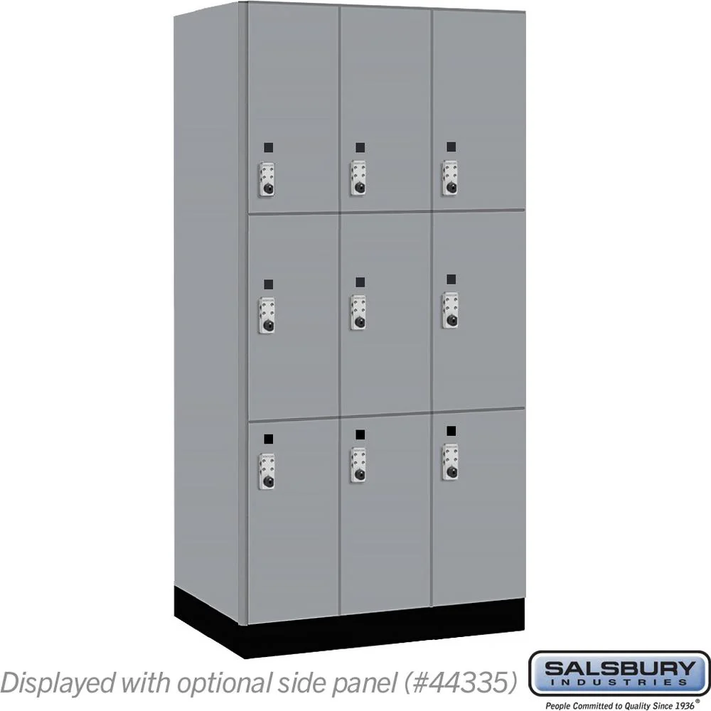 12" Wide Premier Wood Locker - Triple Tier-3 Wide - 6 Feet High - 21" Deep by Salsbury - Image 42