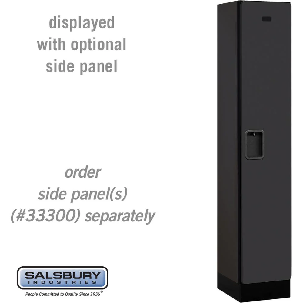 12" Wide Single Tier Designer Wood Locker - 1 Wide - 5 Feet High - 15" Deep by Salsbury