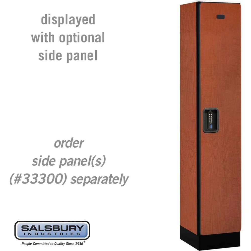 12" Wide Single Tier Designer Wood Locker - 1 Wide - 5 Feet High - 15" Deep by Salsbury - Image 18