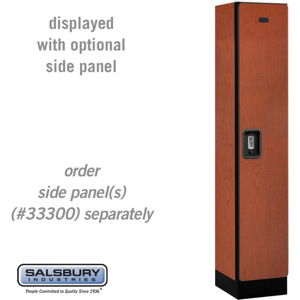 12" Wide Single Tier Designer Wood Locker - 1 Wide - 5 Feet High - 15" Deep by Salsbury - Image 21