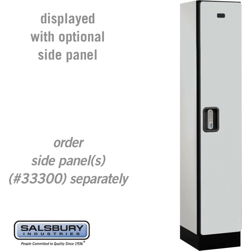 12" Wide Single Tier Designer Wood Locker - 1 Wide - 5 Feet High - 15" Deep by Salsbury - Image 25