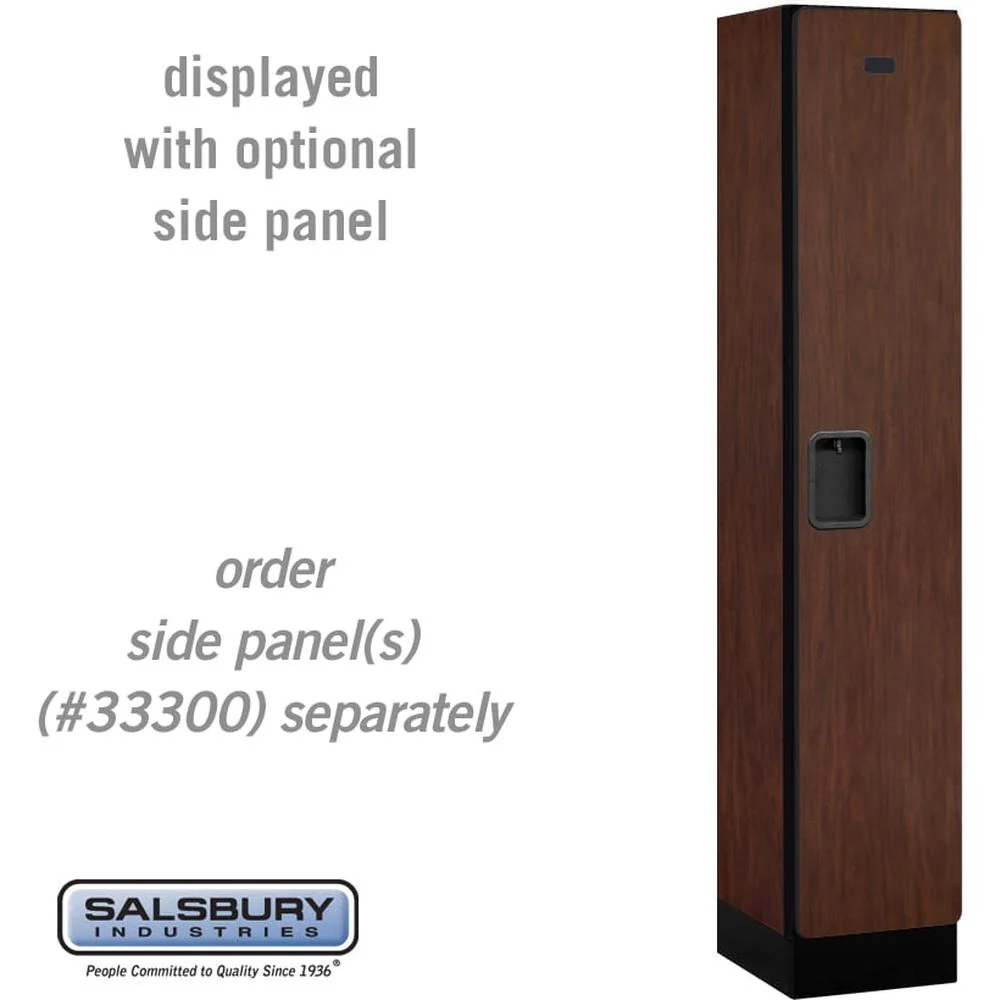 12" Wide Single Tier Designer Wood Locker - 1 Wide - 5 Feet High - 15" Deep by Salsbury - Image 27