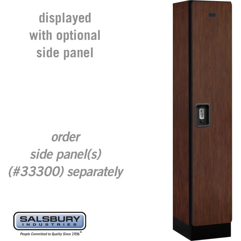 12" Wide Single Tier Designer Wood Locker - 1 Wide - 5 Feet High - 15" Deep by Salsbury - Image 31