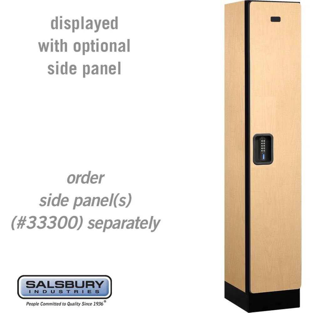 12" Wide Single Tier Designer Wood Locker - 1 Wide - 5 Feet High - 15" Deep by Salsbury - Image 33