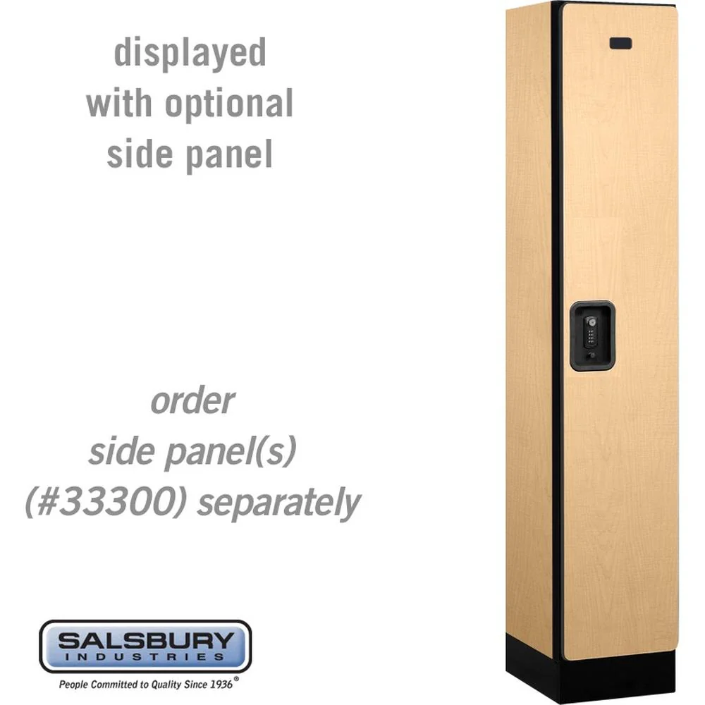 12" Wide Single Tier Designer Wood Locker - 1 Wide - 5 Feet High - 15" Deep by Salsbury - Image 34