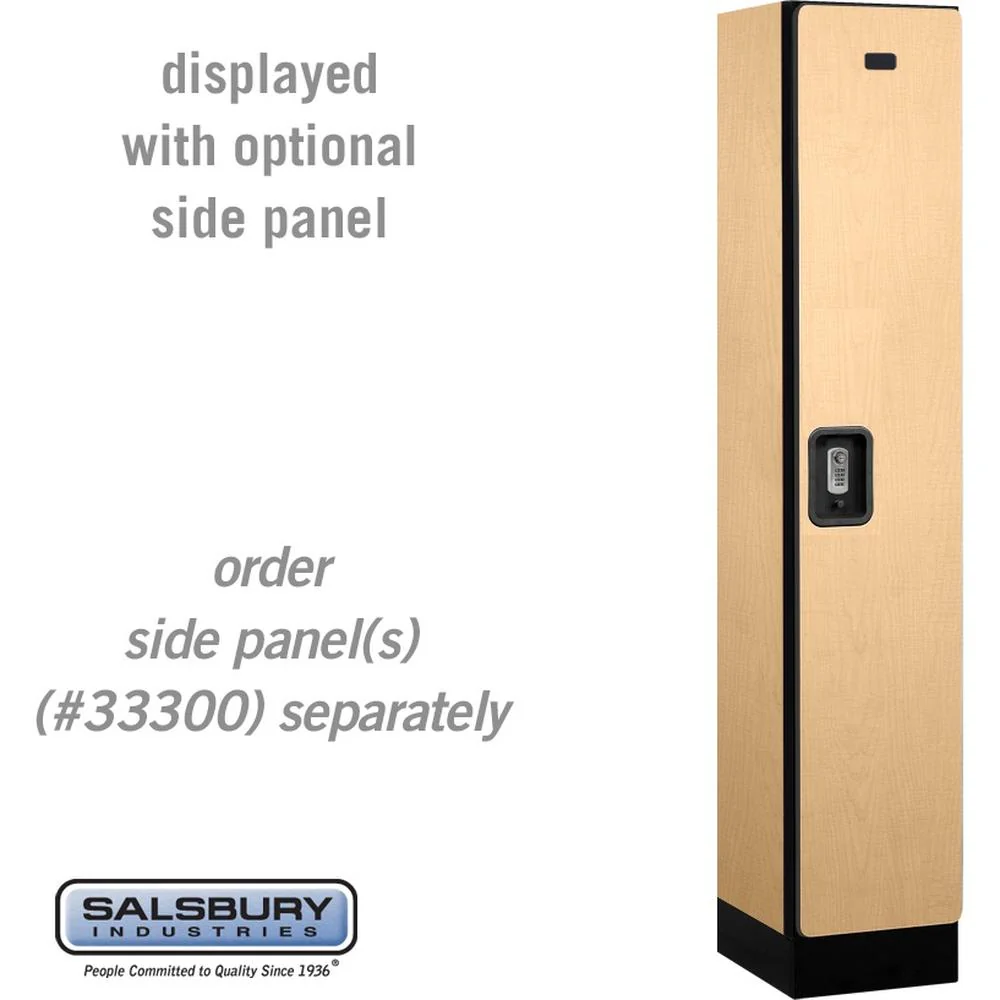 12" Wide Single Tier Designer Wood Locker - 1 Wide - 5 Feet High - 15" Deep by Salsbury - Image 36