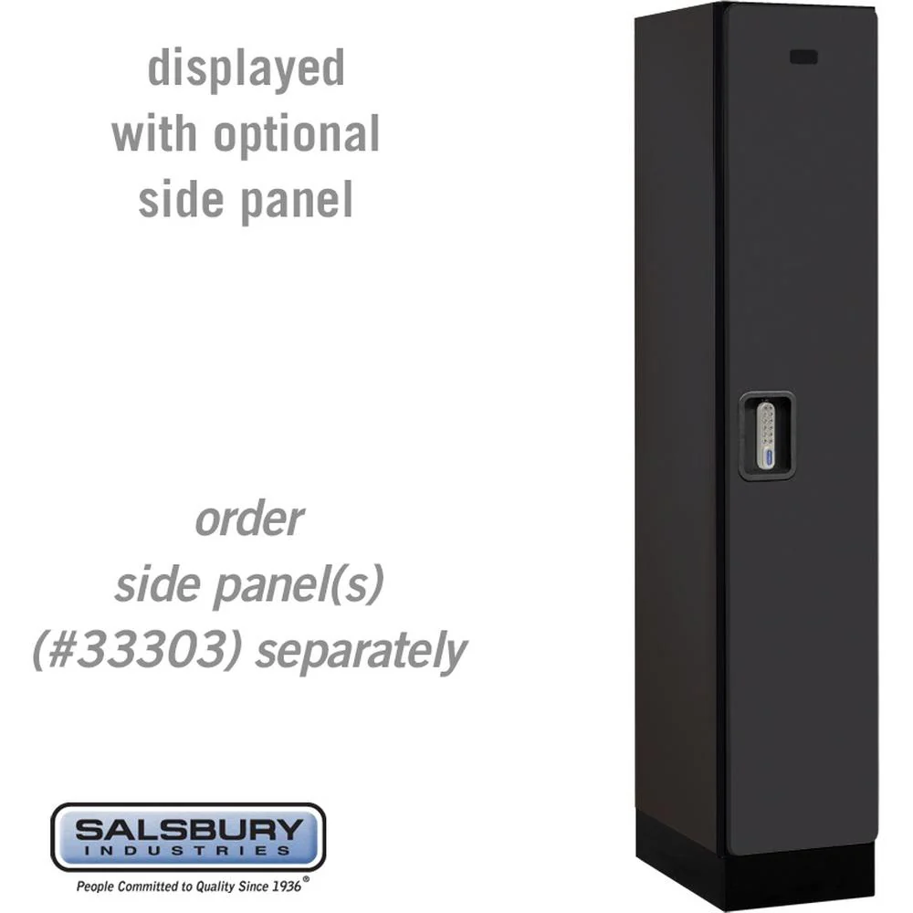 12" Wide Single Tier Designer Wood Locker - 1 Wide - 5 Feet High - 18" Deep by Salsbury - Image 10