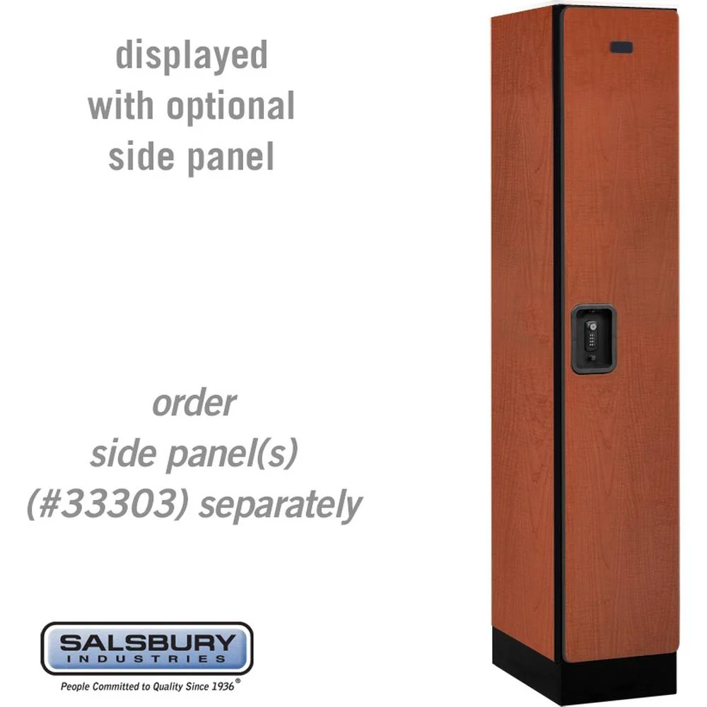 12" Wide Single Tier Designer Wood Locker - 1 Wide - 5 Feet High - 18" Deep by Salsbury - Image 19
