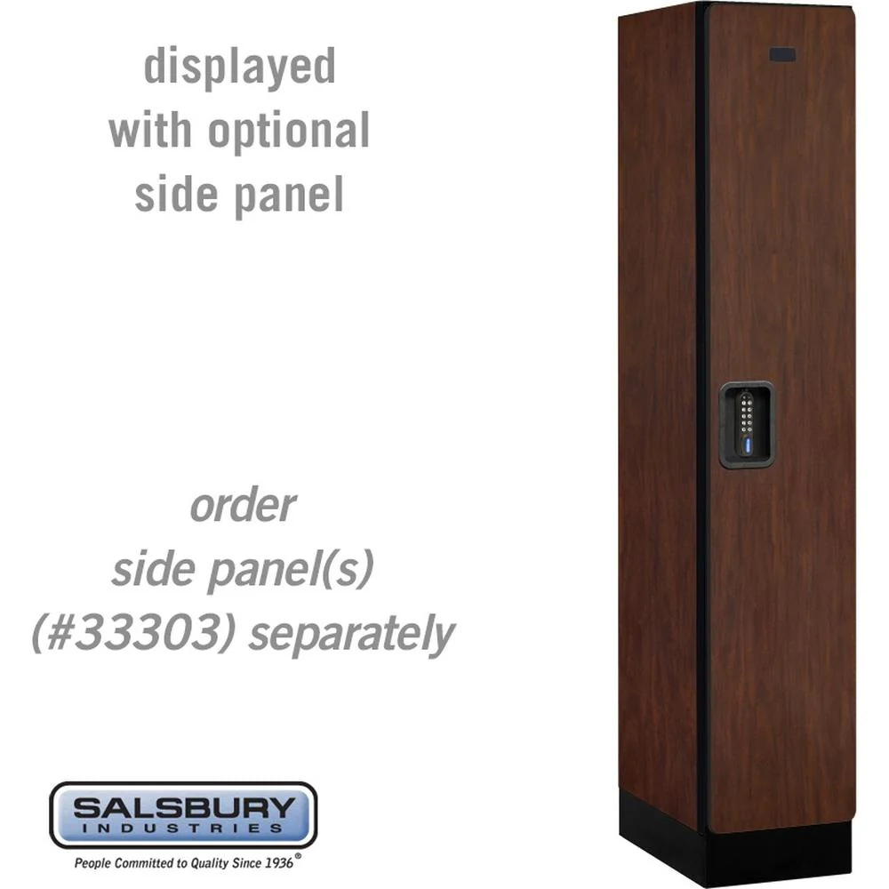 12" Wide Single Tier Designer Wood Locker - 1 Wide - 5 Feet High - 18" Deep by Salsbury - Image 28