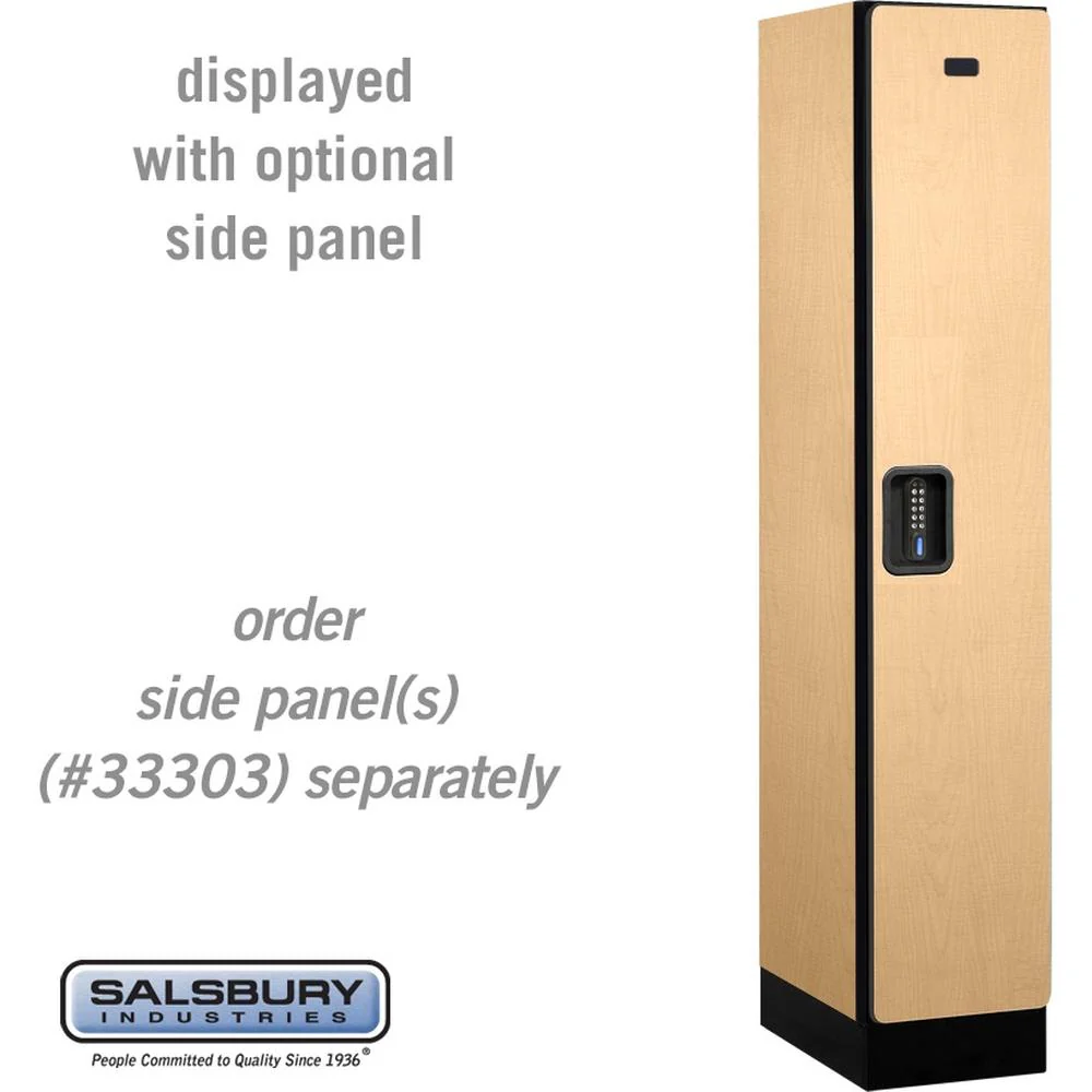 12" Wide Single Tier Designer Wood Locker - 1 Wide - 5 Feet High - 18" Deep by Salsbury - Image 33