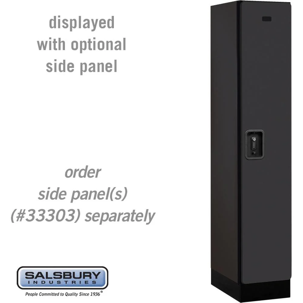 12" Wide Single Tier Designer Wood Locker - 1 Wide - 5 Feet High - 18" Deep by Salsbury - Image 9