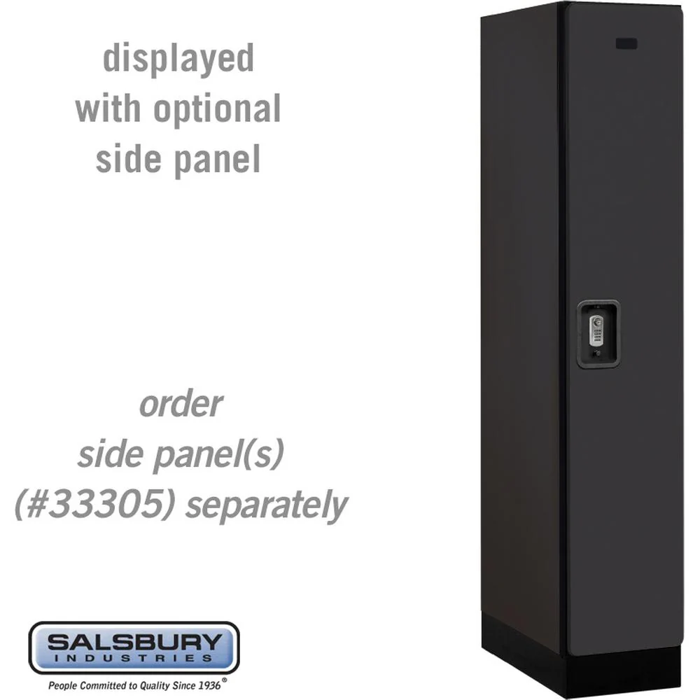 12" Wide Single Tier Designer Wood Locker - 1 Wide - 5 Feet High - 21" Deep by Salsbury - Image 11