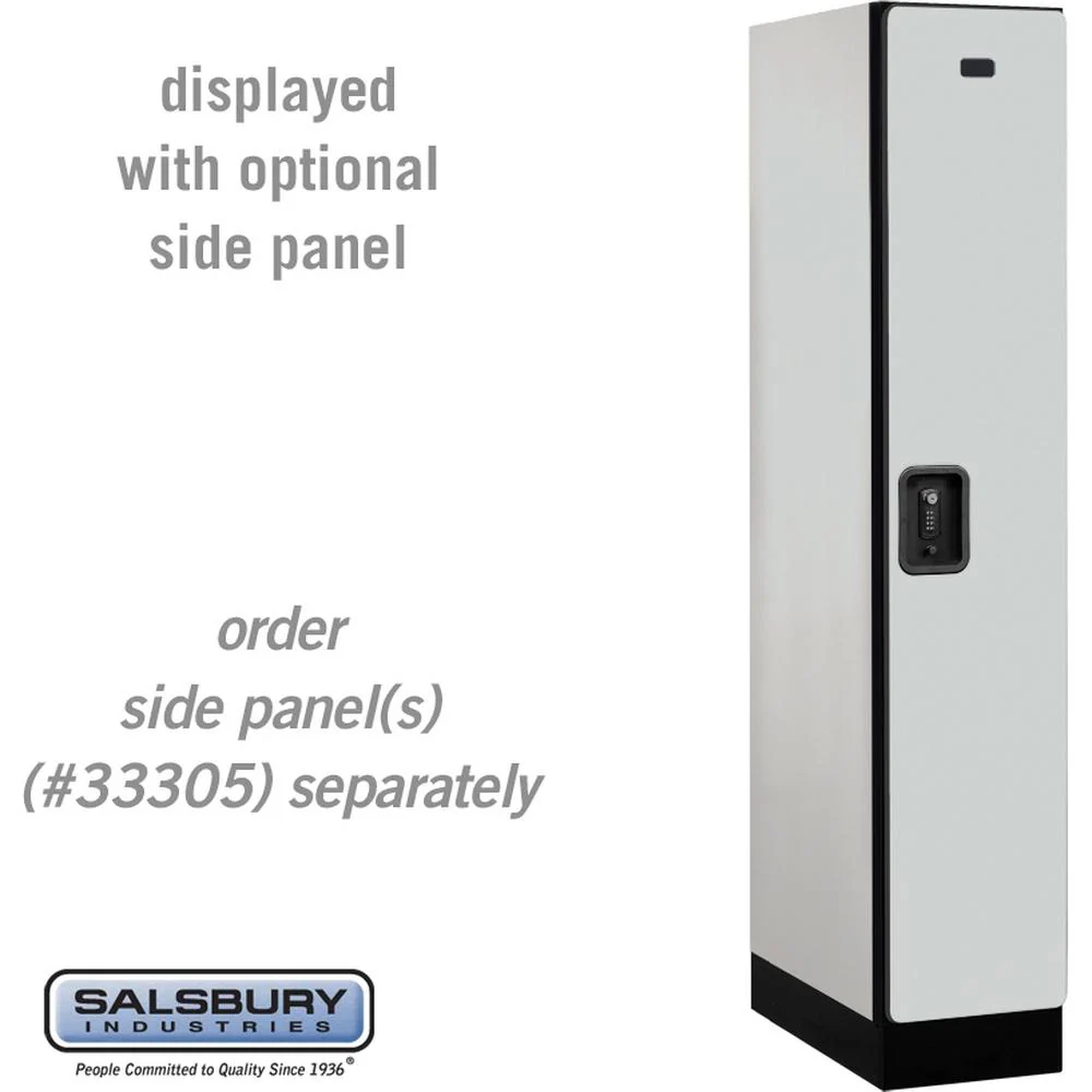 12" Wide Single Tier Designer Wood Locker - 1 Wide - 5 Feet High - 21" Deep by Salsbury - Image 24