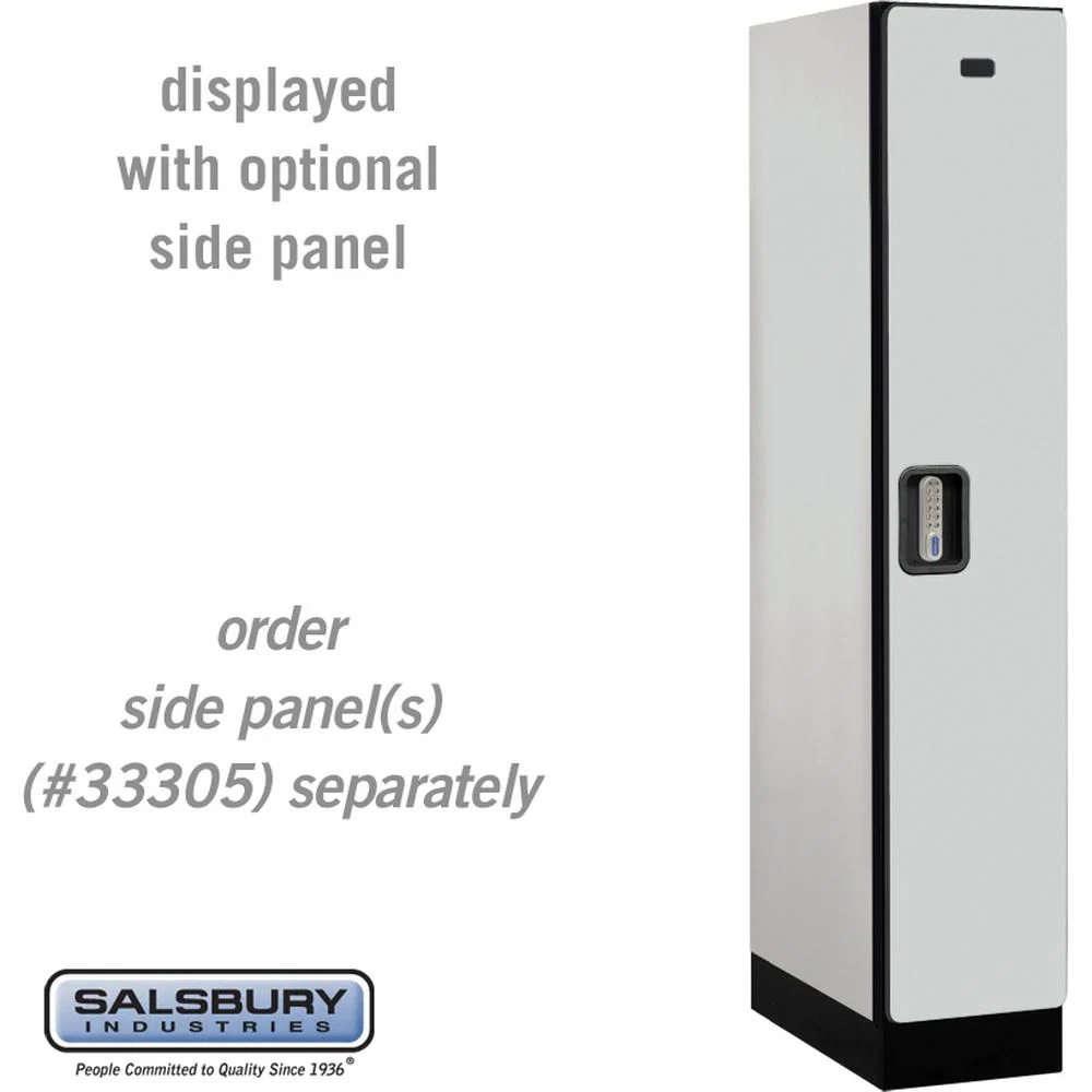 12" Wide Single Tier Designer Wood Locker - 1 Wide - 5 Feet High - 21" Deep by Salsbury - Image 25