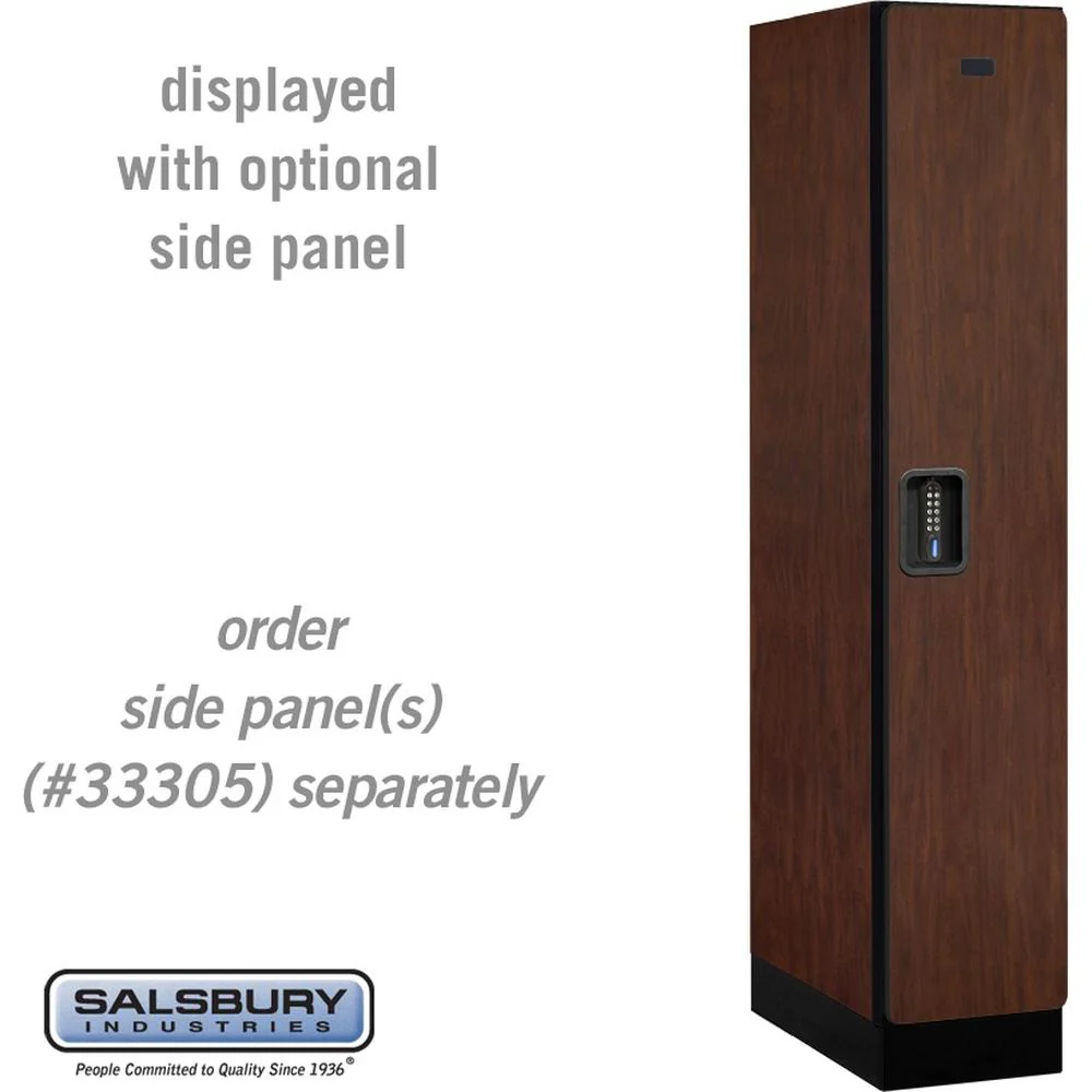 12" Wide Single Tier Designer Wood Locker - 1 Wide - 5 Feet High - 21" Deep by Salsbury - Image 28