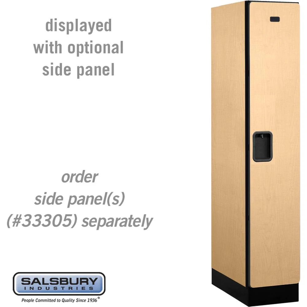 12" Wide Single Tier Designer Wood Locker - 1 Wide - 5 Feet High - 21" Deep by Salsbury - Image 32