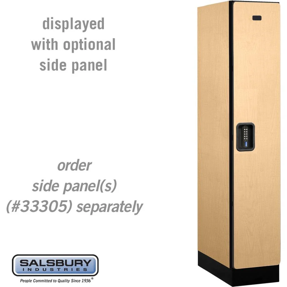 12" Wide Single Tier Designer Wood Locker - 1 Wide - 5 Feet High - 21" Deep by Salsbury - Image 33