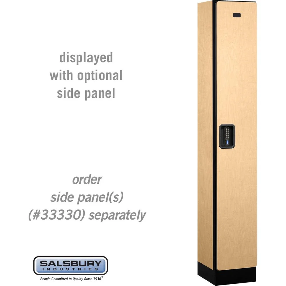 12" Wide Single Tier Designer Wood Locker - 1 Wide - 6 Feet High - 15" Deep by Salsbury - Image 33