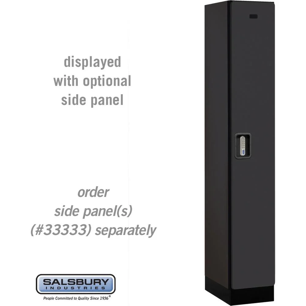12" Wide Single Tier Designer Wood Locker - 1 Wide - 6 Feet High - 18" Deep by Salsbury - Image 10