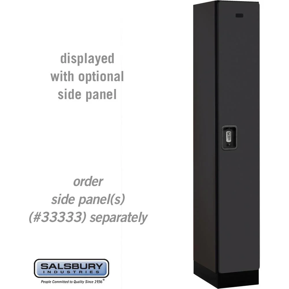 12" Wide Single Tier Designer Wood Locker - 1 Wide - 6 Feet High - 18" Deep by Salsbury - Image 11