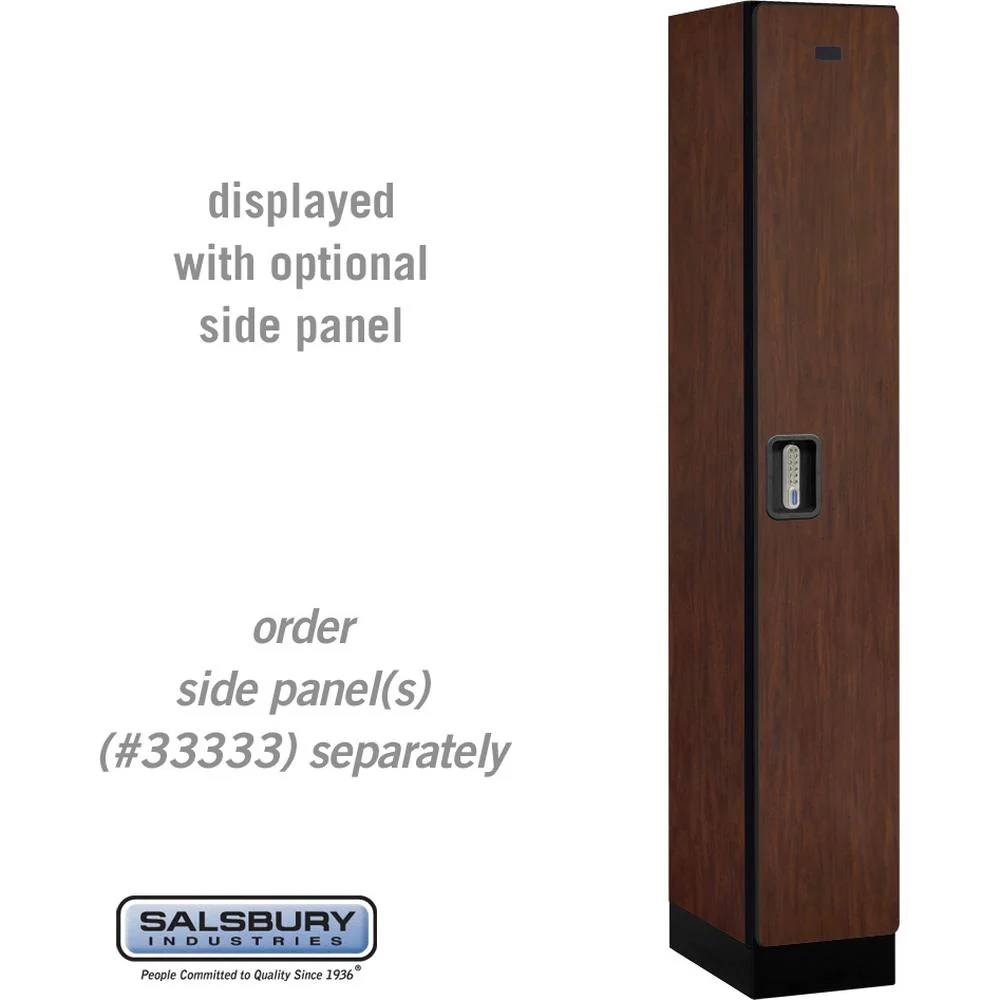 12" Wide Single Tier Designer Wood Locker - 1 Wide - 6 Feet High - 18" Deep by Salsbury - Image 30