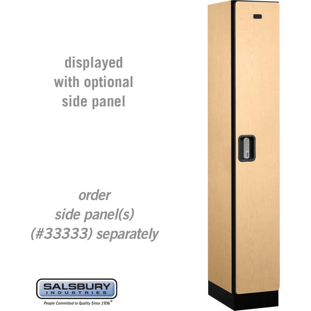 12" Wide Single Tier Designer Wood Locker - 1 Wide - 6 Feet High - 18" Deep by Salsbury - Image 35