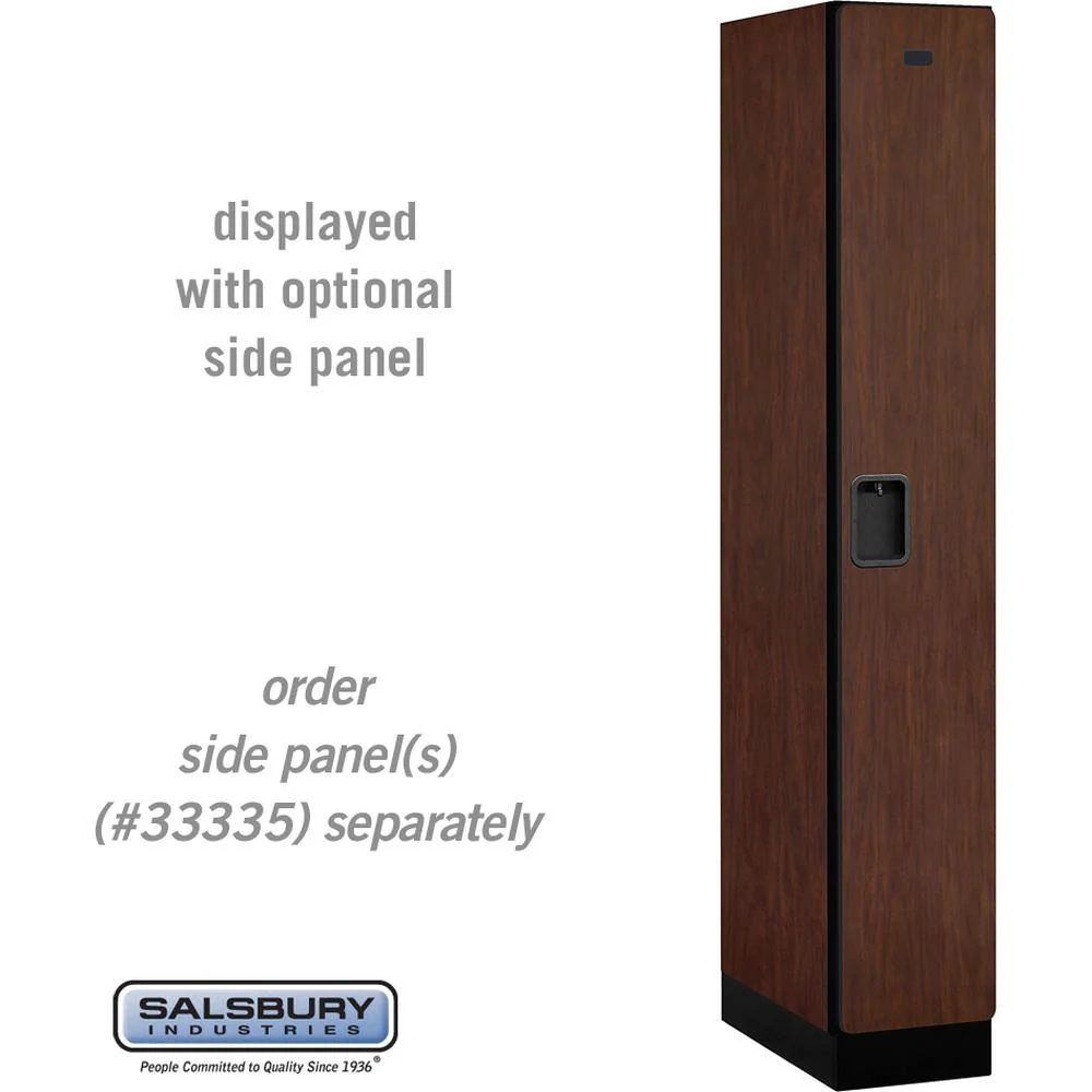 12" Wide Single Tier Designer Wood Locker - 1 Wide - 6 Feet High - 21" Deep by Salsbury - Image 27
