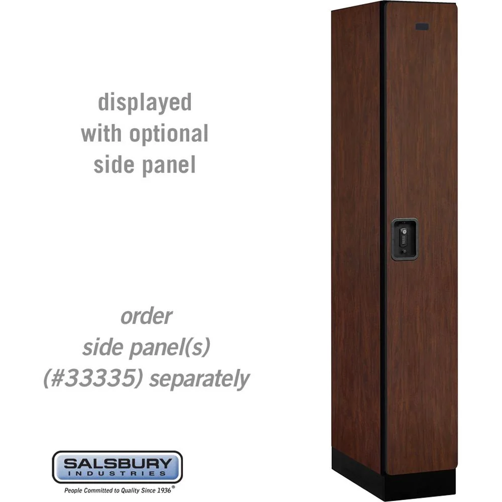 12" Wide Single Tier Designer Wood Locker - 1 Wide - 6 Feet High - 21" Deep by Salsbury - Image 29