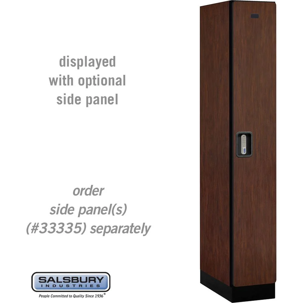 12" Wide Single Tier Designer Wood Locker - 1 Wide - 6 Feet High - 21" Deep by Salsbury - Image 30
