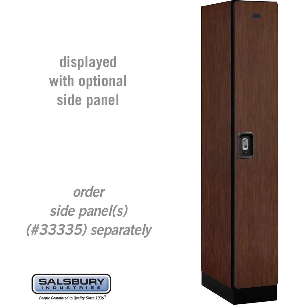 12" Wide Single Tier Designer Wood Locker - 1 Wide - 6 Feet High - 21" Deep by Salsbury - Image 31