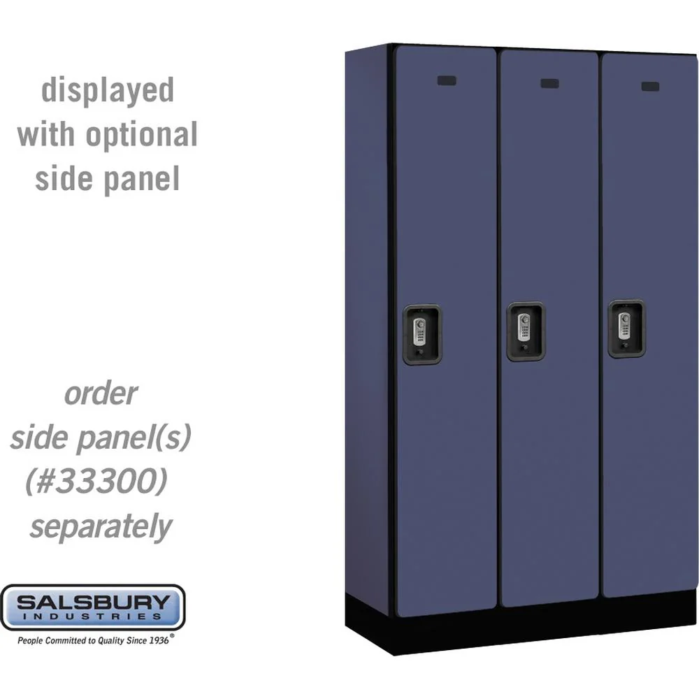 12" Wide Single Tier Designer Wood Locker - 3 Wide - 5 Feet High - 15" Deep by Salsbury - Image 16