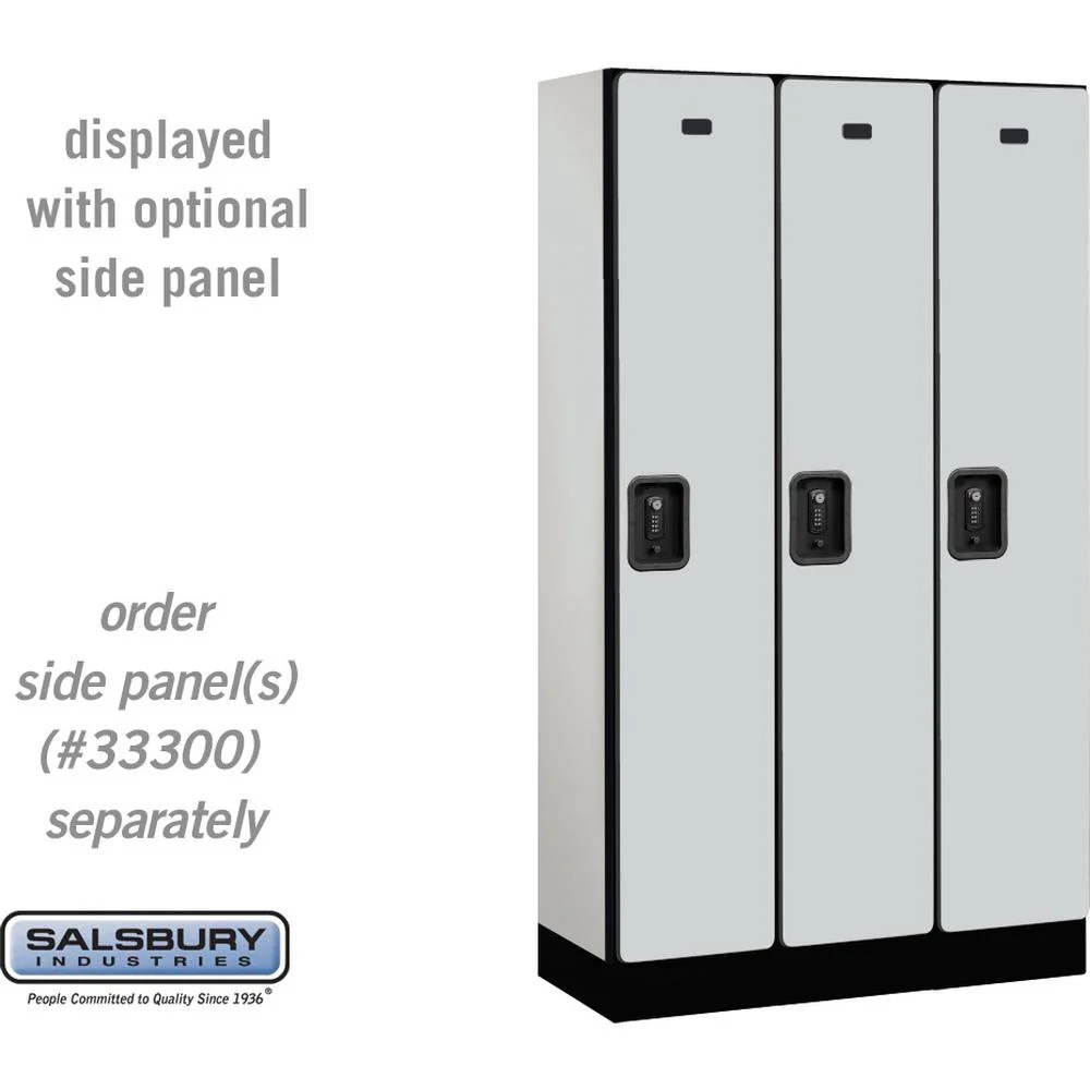 12" Wide Single Tier Designer Wood Locker - 3 Wide - 5 Feet High - 15" Deep by Salsbury - Image 24