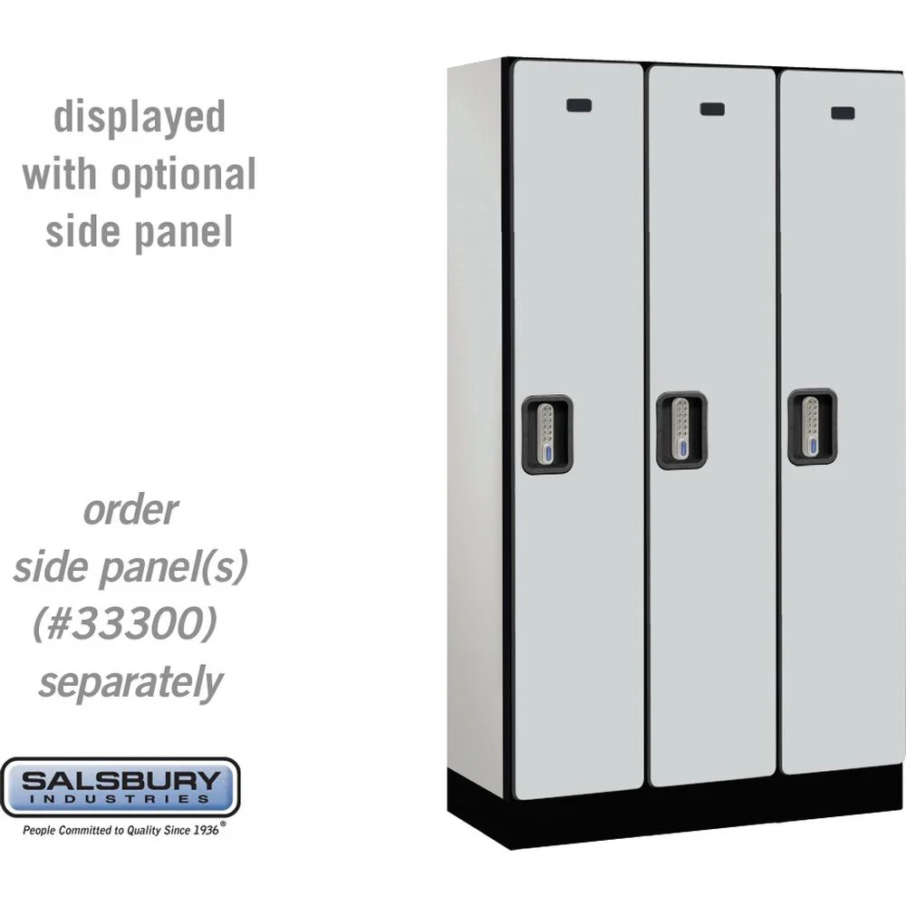 12" Wide Single Tier Designer Wood Locker - 3 Wide - 5 Feet High - 15" Deep by Salsbury - Image 25