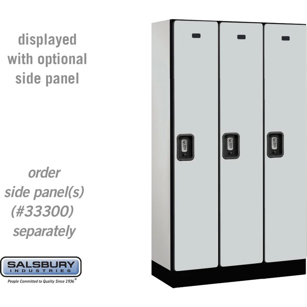 12" Wide Single Tier Designer Wood Locker - 3 Wide - 5 Feet High - 15" Deep by Salsbury - Image 26