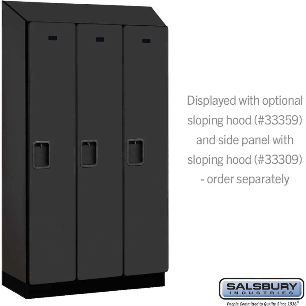12" Wide Single Tier Designer Wood Locker - 3 Wide - 5 Feet High - 15" Deep by Salsbury - Image 7