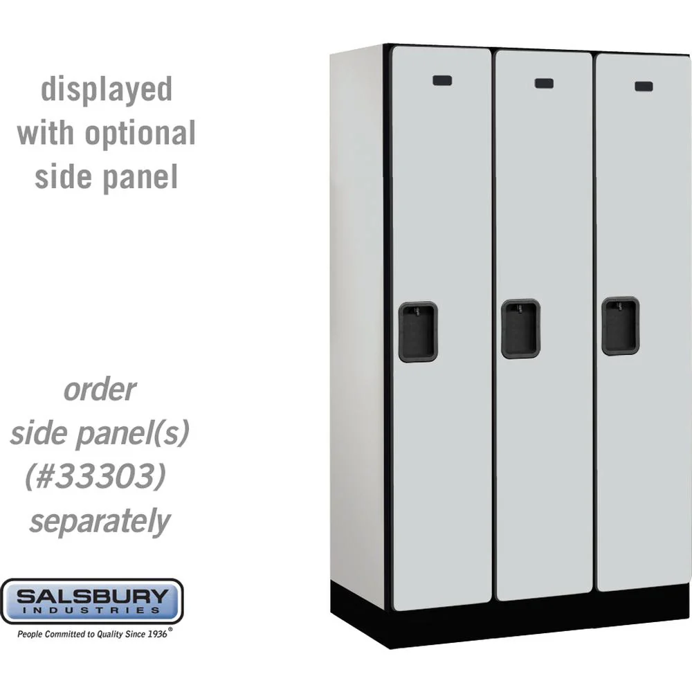 12" Wide Single Tier Designer Wood Locker - 3 Wide - 5 Feet High - 18" Deep by Salsbury - Image 22