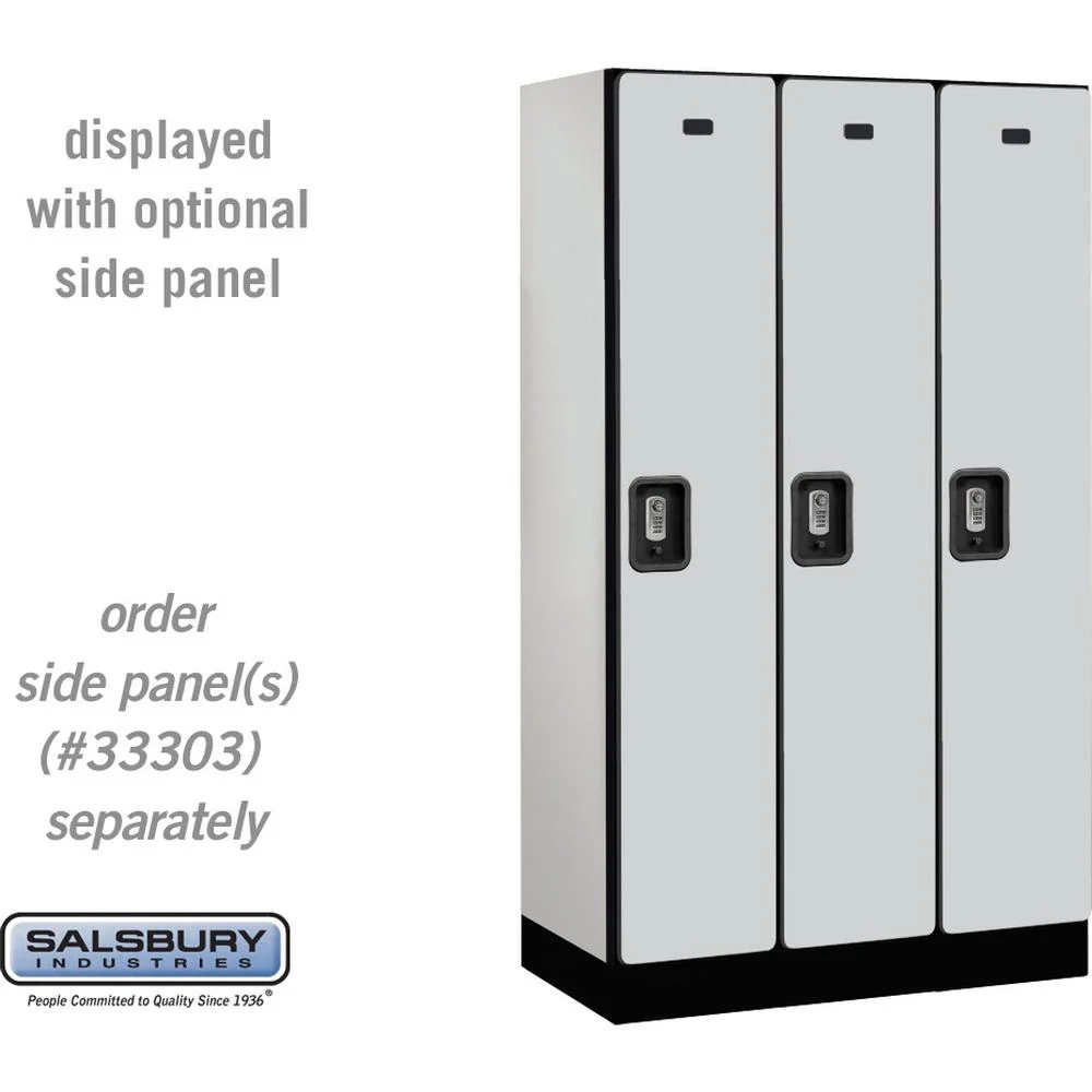 12" Wide Single Tier Designer Wood Locker - 3 Wide - 5 Feet High - 18" Deep by Salsbury - Image 26