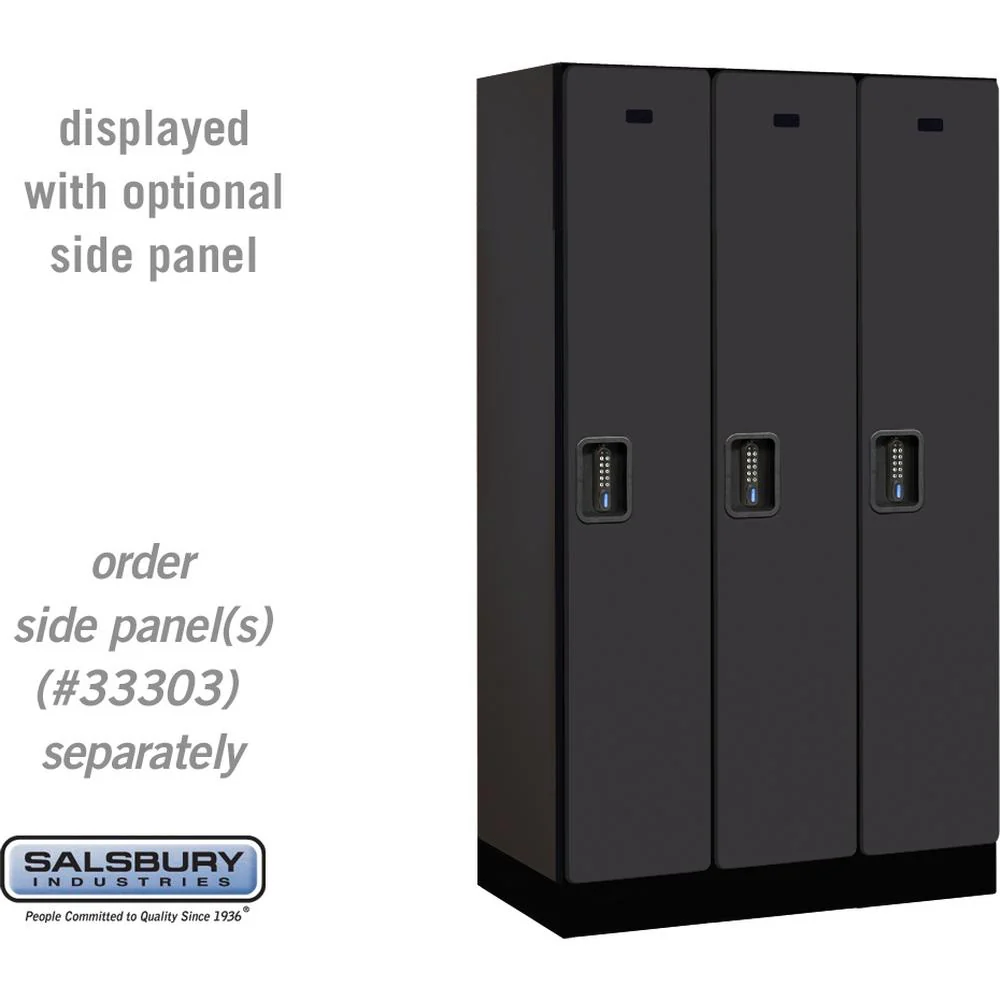 12" Wide Single Tier Designer Wood Locker - 3 Wide - 5 Feet High - 18" Deep by Salsbury - Image 8
