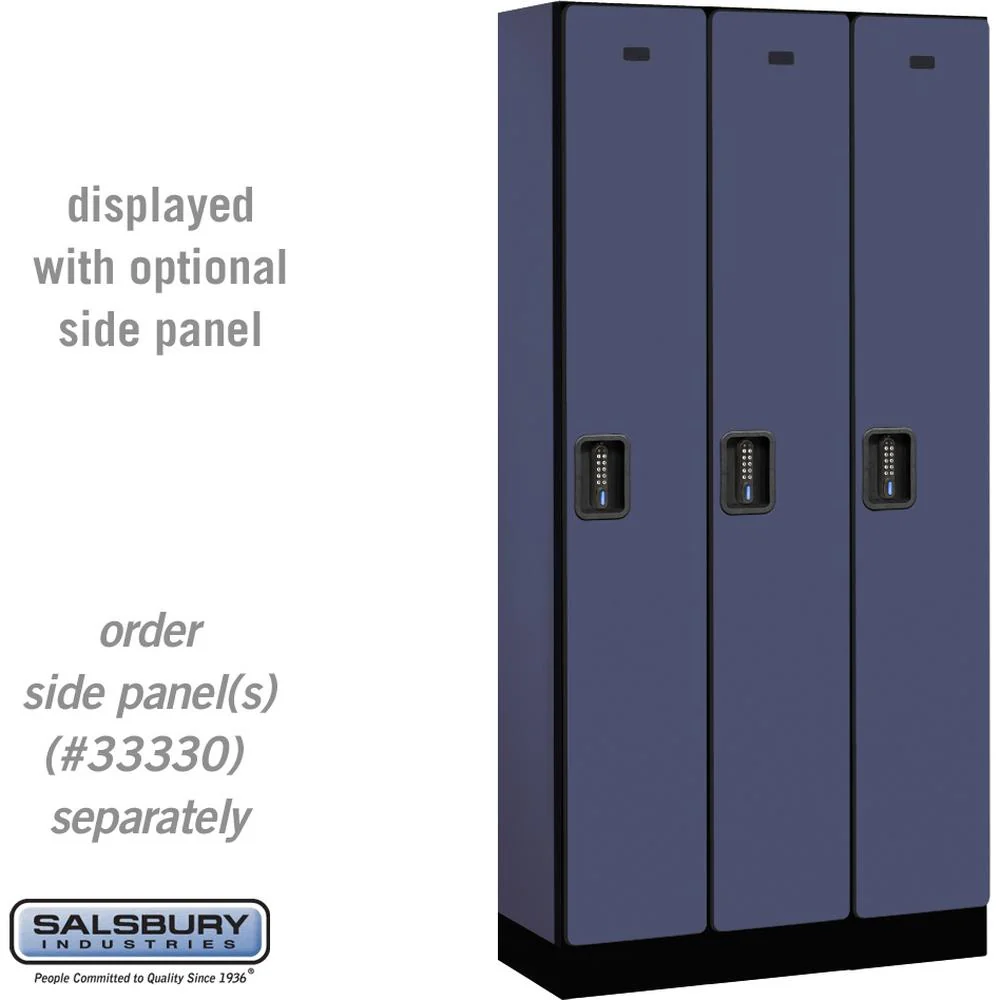 12" Wide Single Tier Designer Wood Locker - 3 Wide - 6 Feet High - 15" Deep by Salsbury - Image 13