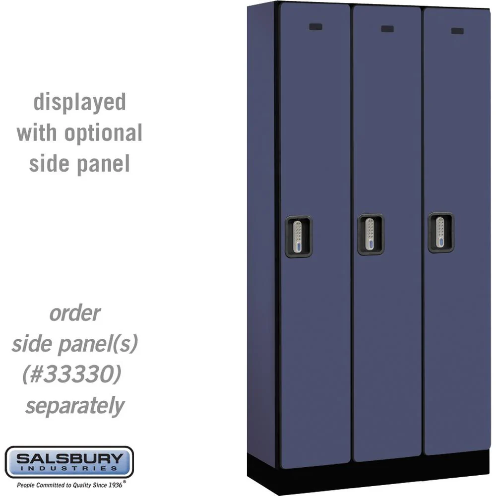 12" Wide Single Tier Designer Wood Locker - 3 Wide - 6 Feet High - 15" Deep by Salsbury - Image 15